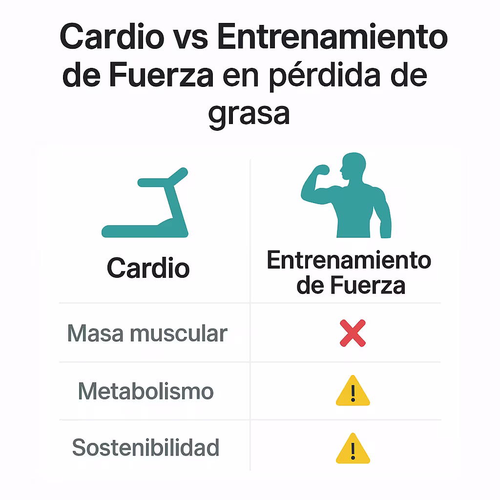 Cardio vs fuerza