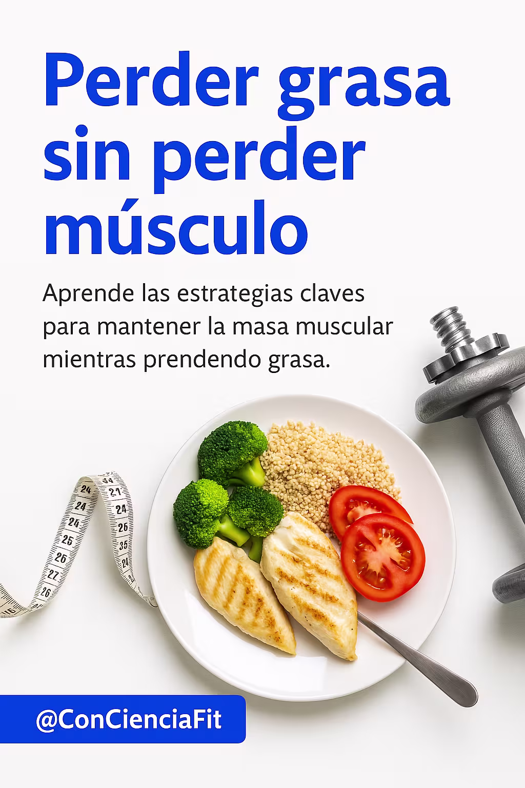 Perder grasa sin perder músculo